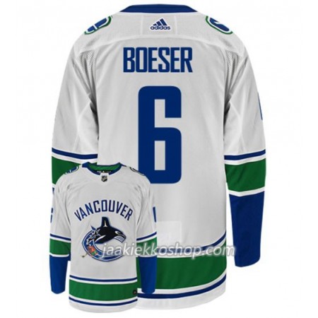 Miehille NHL Vancouver Canucks Pelipaita BROCK BOESER 6 Adidas Valkoinen Authentic